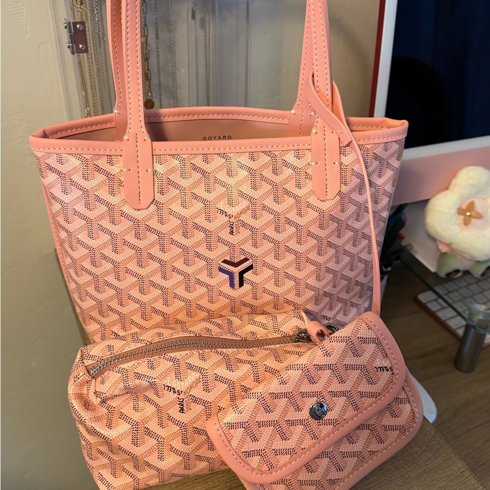 Pink Tote Bag Set